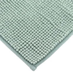 Tapis de bain microfibre (45 x 75 cm) Boules Vert eucalyptus