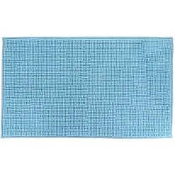 Tapis de bain microfibre (45 x 75 cm) Boules Bleu clair