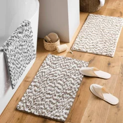 Tapis de bain microfibre (45 x 75 cm) Friza Gris anthracite