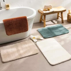 Tapis de bain microfibre (50 x 80 cm) Maël Terracotta