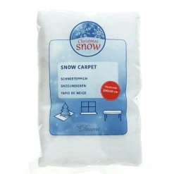 Tapis de neige rectangulaire (200 x 50 cm) Blanc