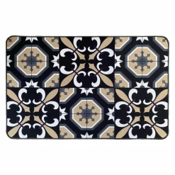Tapis d'entrée antidérapant (50 x 80 cm) Carmen Noir