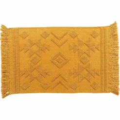 Tapis de salon coton (60 x 90 cm) Cilaos Jaune safran