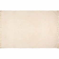 Tapis de salon coton (120 x 170 cm) Inca Ivoire