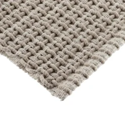 Tapis de salon coton (50 x 120 cm) Mimetisme Taupe