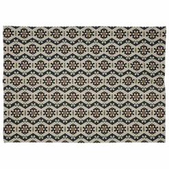 Tapis de salon coton (120 x 170 cm) Mozeka Multicolore