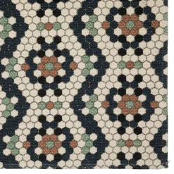 Tapis de salon coton (120 x 170 cm) Mozeka Multicolore