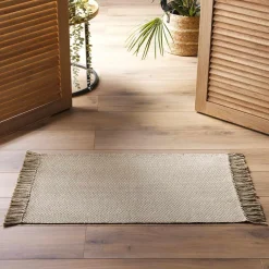 Tapis de salon coton (50 x 80 cm) Pietro Marron
