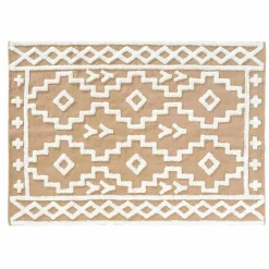 Tapis de salon jute et coton (120 x 170 cm) Medine Beige