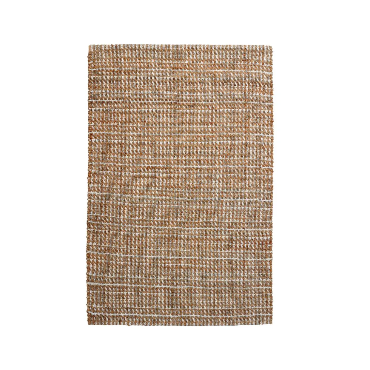 Tapis de salon rectangulaire jute tissée main (140 x 200 cm) Weston Marron
