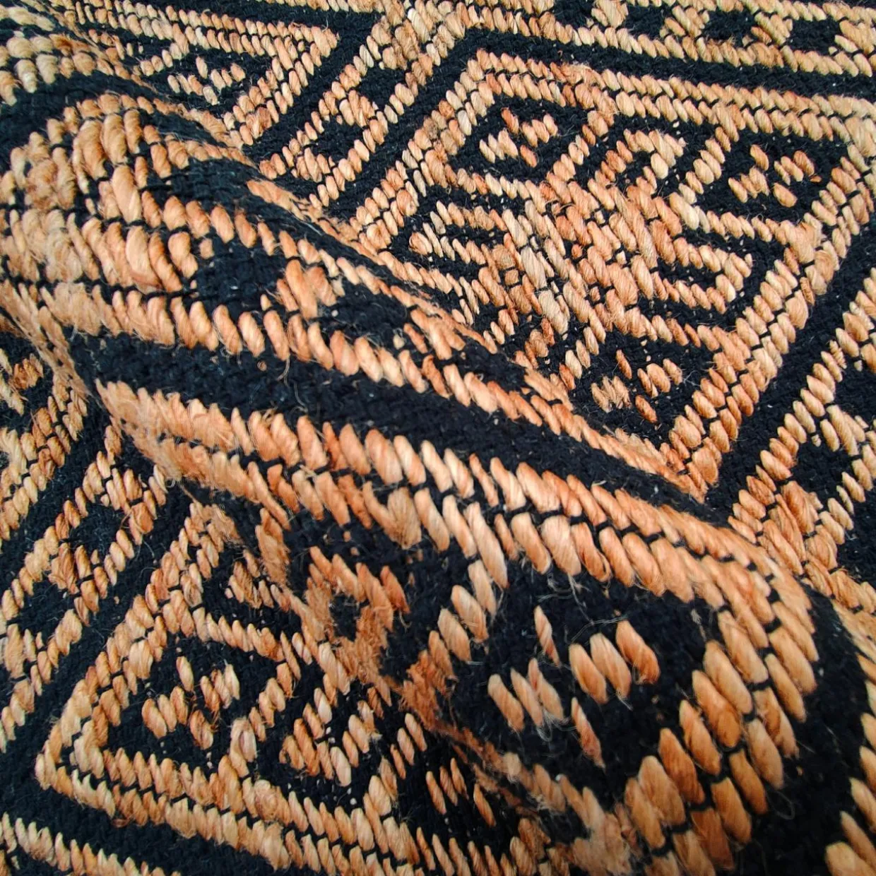 Tapis de salon rectangulaire jute tissée main (160 x 230 cm) Meera Beige