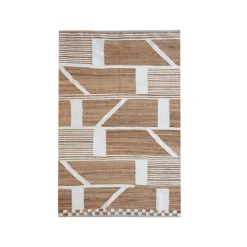 Tapis de salon rectangulaire jute (140 x 200 cm) Paris Beige