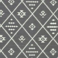 Tapis d'extérieur rectangulaire (180 x 120 cm) Inca Gris