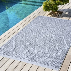 Tapis d'extérieur rectangulaire (50 x 80 cm) Orlando Perle