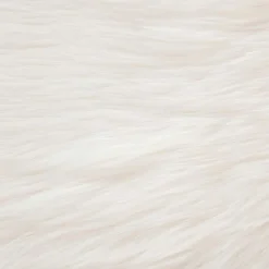 Tapis fausse fourrure (90 x 60 cm) Fisher Blanc