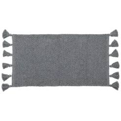 Tapis salon coton (45 x 90 cm) Alba Gris