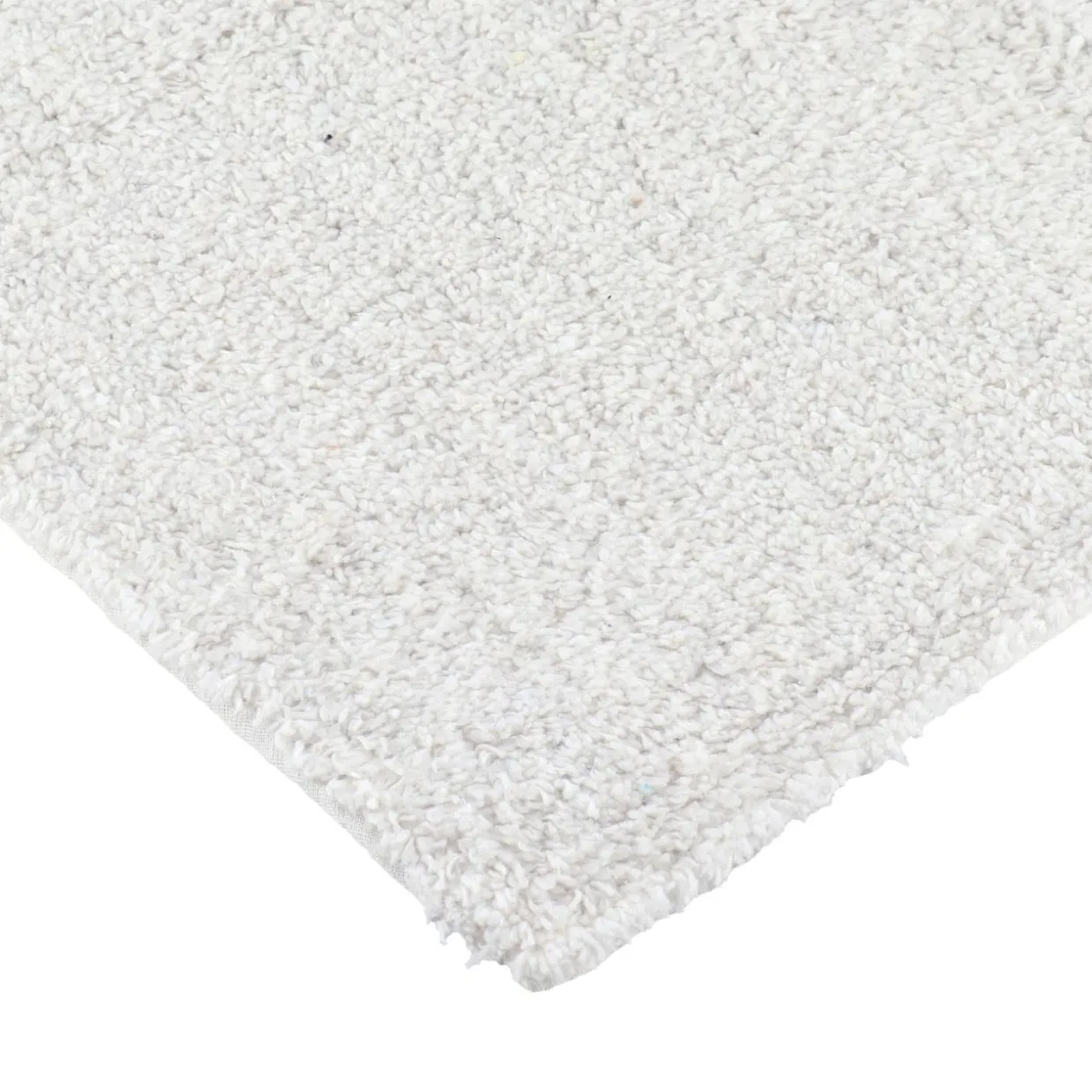 Tapis salon coton (45 x 90 cm) Naël Blanc