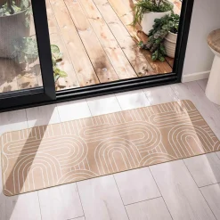 Tapis tissé antidérapant (45 x 120 cm) Modul Blanc