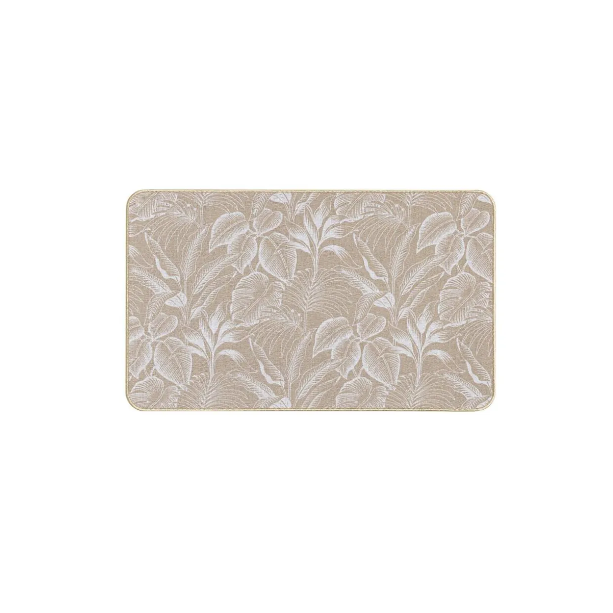 Tapis tissé antidérapant (45 x 75 cm) Stylis Blanc