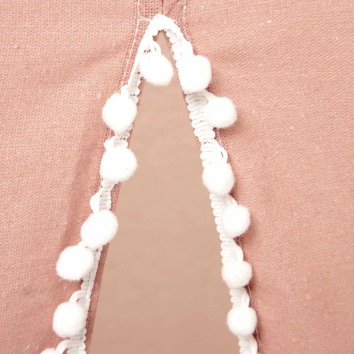 Tipi enfant bois et tissu (H160 cm) Wapi Rose