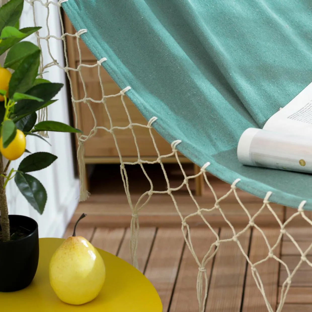 Toile de hamac Frangi Bleu aqua