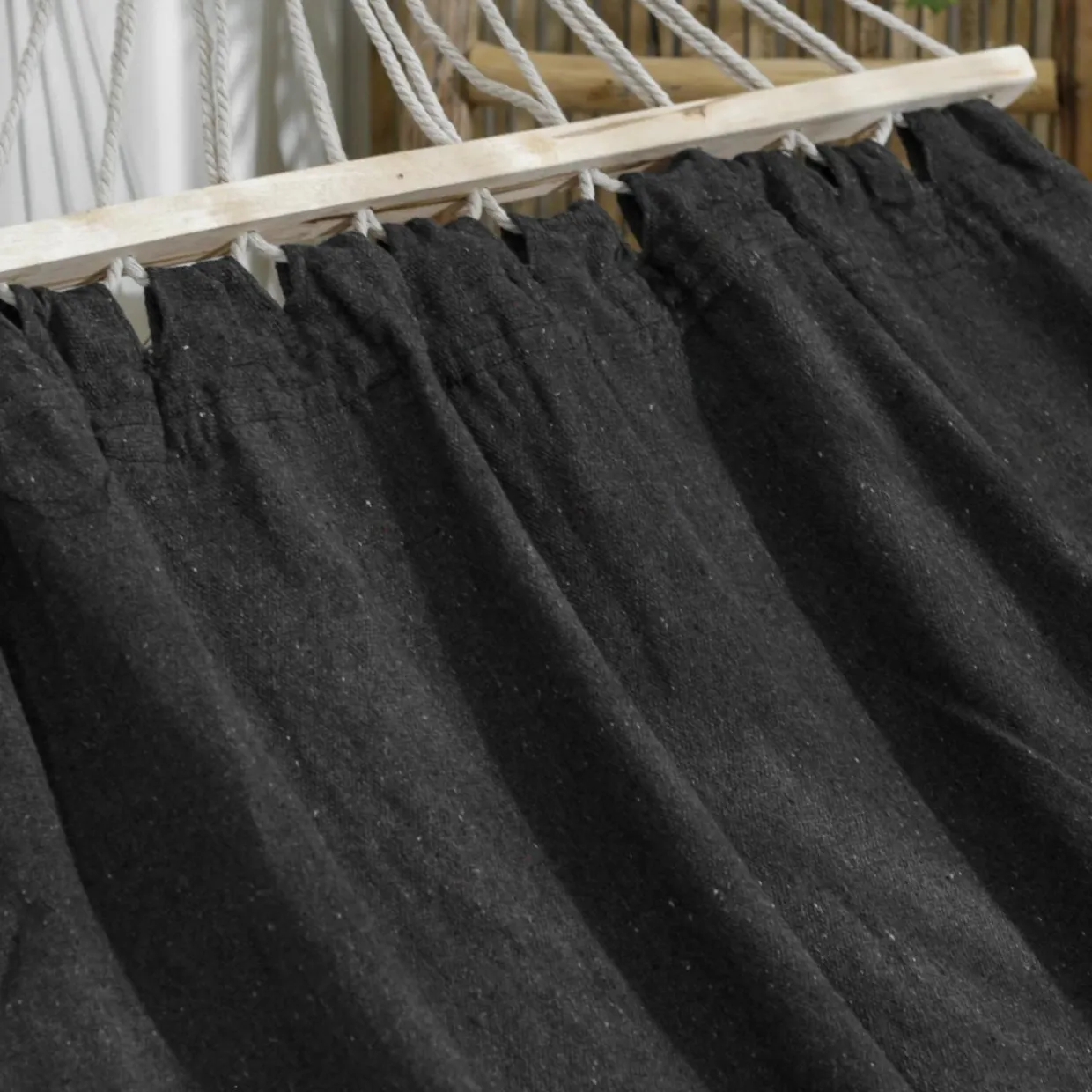 Toile de hamac Nature douce Gris foncé