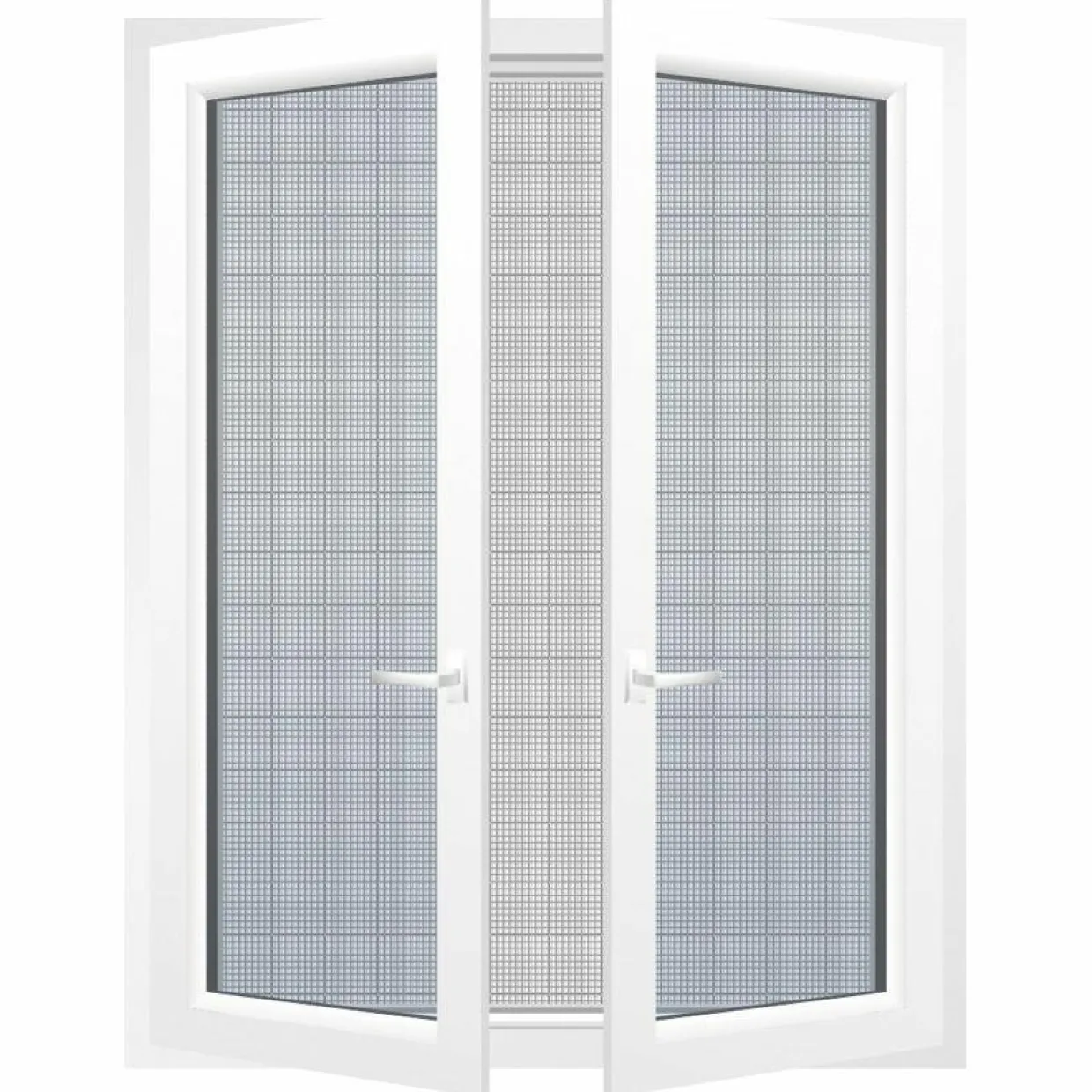 Toile Moustiquaire pour fenêtre (250 x 250 cm) Blanc