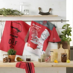 Torchon (70 cm) Comptoir Rouge