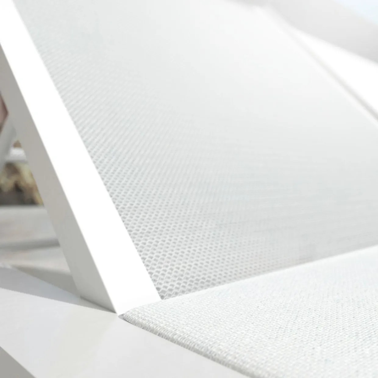 Transat double en aluminium Pirae Blanc