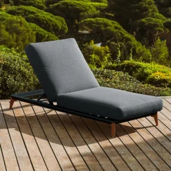 Transat en aluminium Monte Carlo Gris anthracite