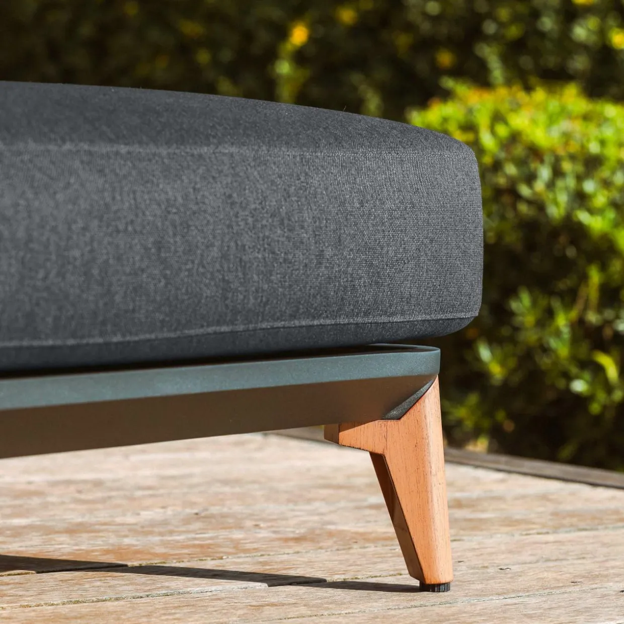 Transat en aluminium Monte Carlo Gris anthracite