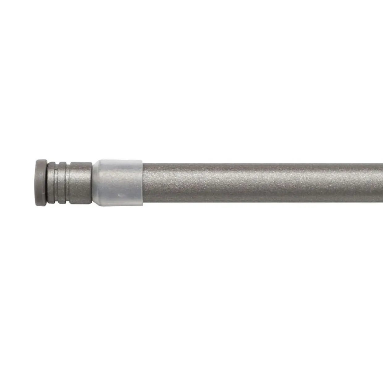 Tringle autobloquante extensible ronde (L60 - 80 cm / D10 mm) Pia Gris béton