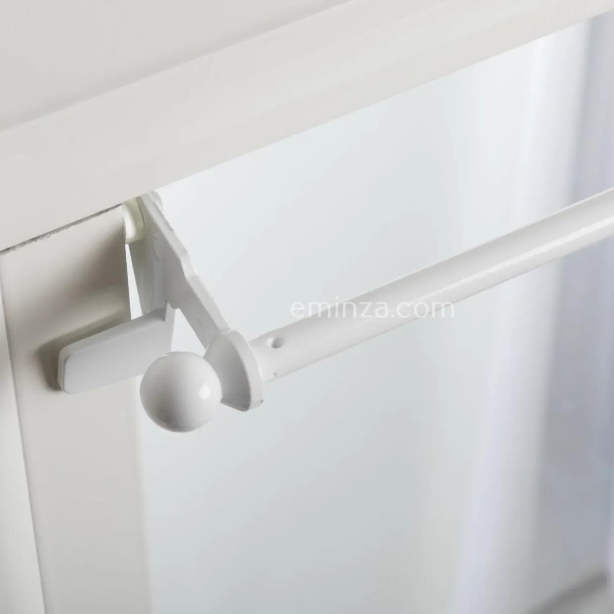 Tringle extensible Fix'vit (50 à 80 cm) Blanc