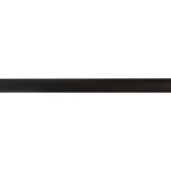 Tringle rideau bois (L150 cm / D28 mm) Nils Noir mat