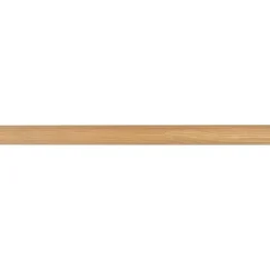 Tringle rideau bois (L150 cm/ D28 mm) Nils Beige Vernis