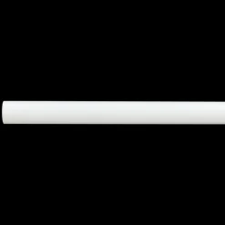 Tringle rideau métal (L250 cm / D20 mm) Jim Blanc Mat