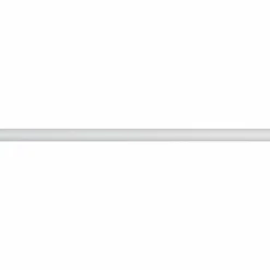 Tringle rideau métal (L200 cm / D28 mm) Lino Blanc mat