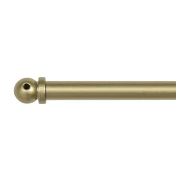 Tringle voilage extensible ronde (L60 - 80 cm /D7 mm) Pietro Or