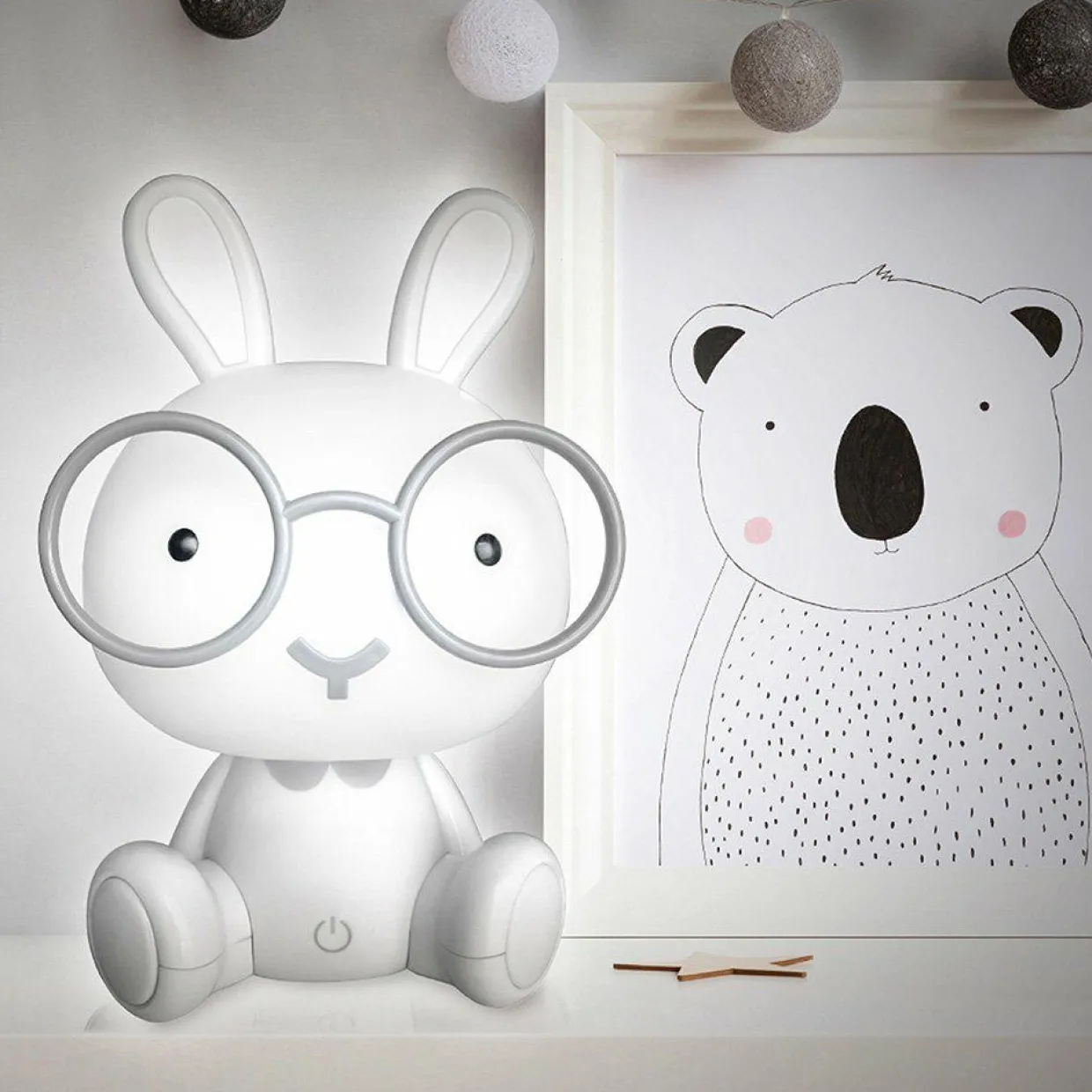 Veilleuse Lapin Mona Blanche