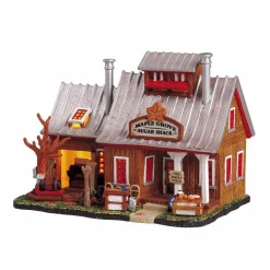 Village de Noël Lemax lumineux Cabane à sucre l'Érablière