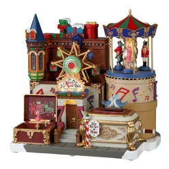 Village de Noël Lemax lumineux, musical et animé La Boîte à musique