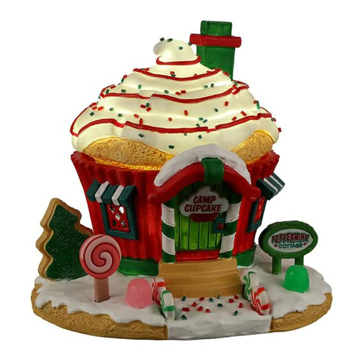 Village de Noël Lemax lumineux Peppermint Cottage