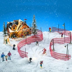 Village de Noël Lemax lumineux Ensemble complet Chalet d'après-Ski