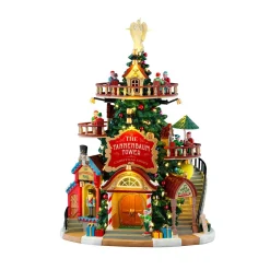 Village de Noël Lemax lumineux Magasins de Noël Tour de sapin