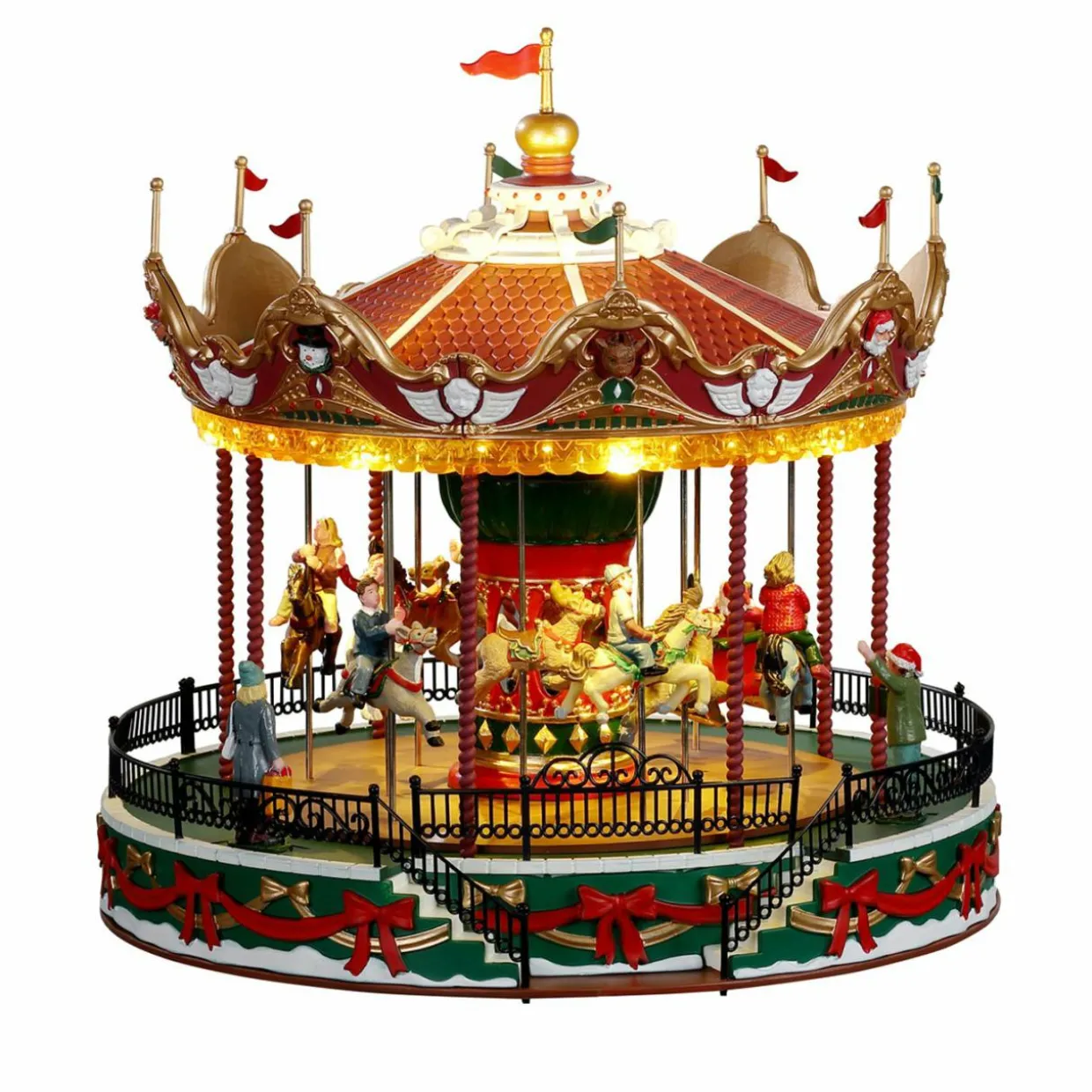 Village de Noël Lemax lumineux, musical et en mouvement Carrousel