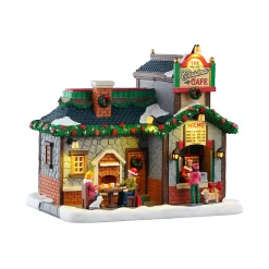 Village de Noël Lemax lumineux Le Café de Noël