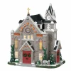 Village de Noël Lemax lumineux Eglise St Luke