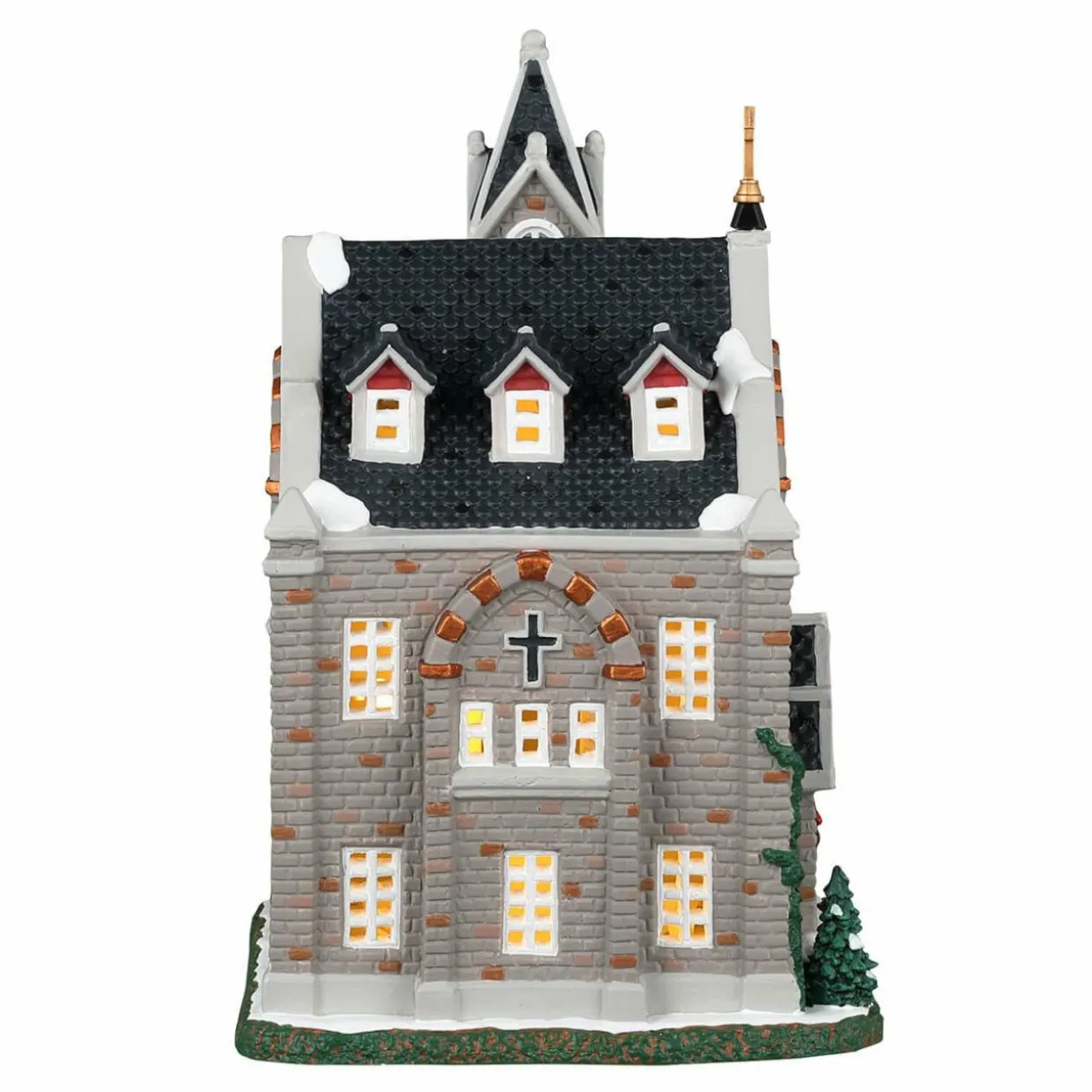 Village de Noël Lemax lumineux Eglise St Luke
