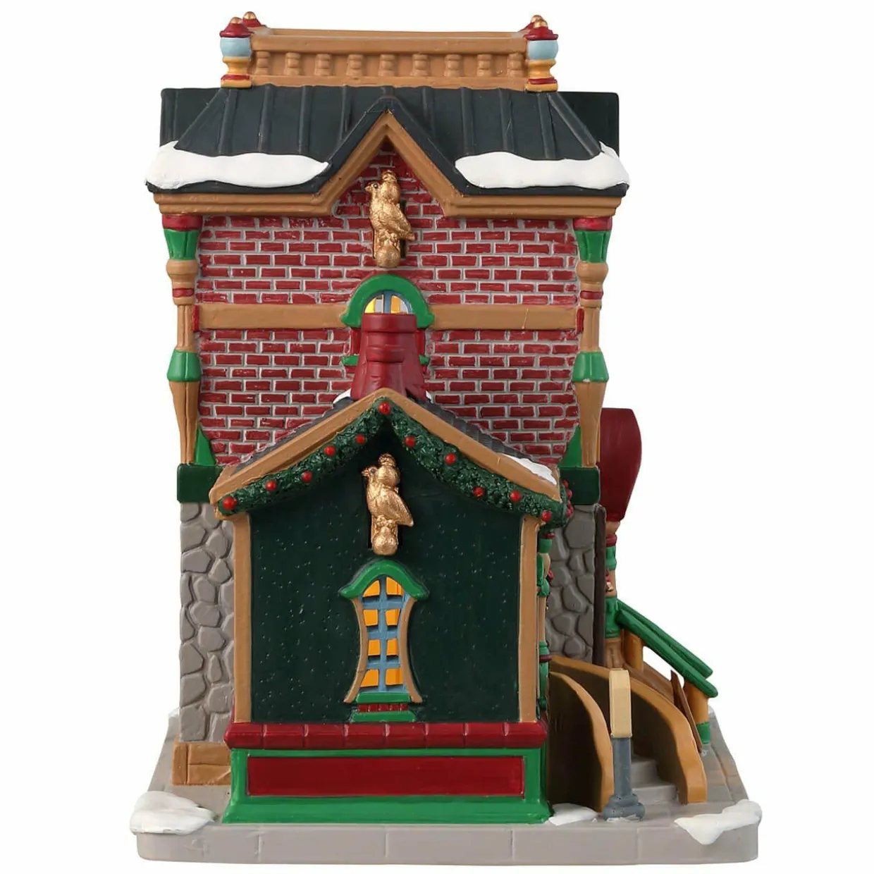 Village de Noël Lemax à piles lumineux La Perdrix et la Poire