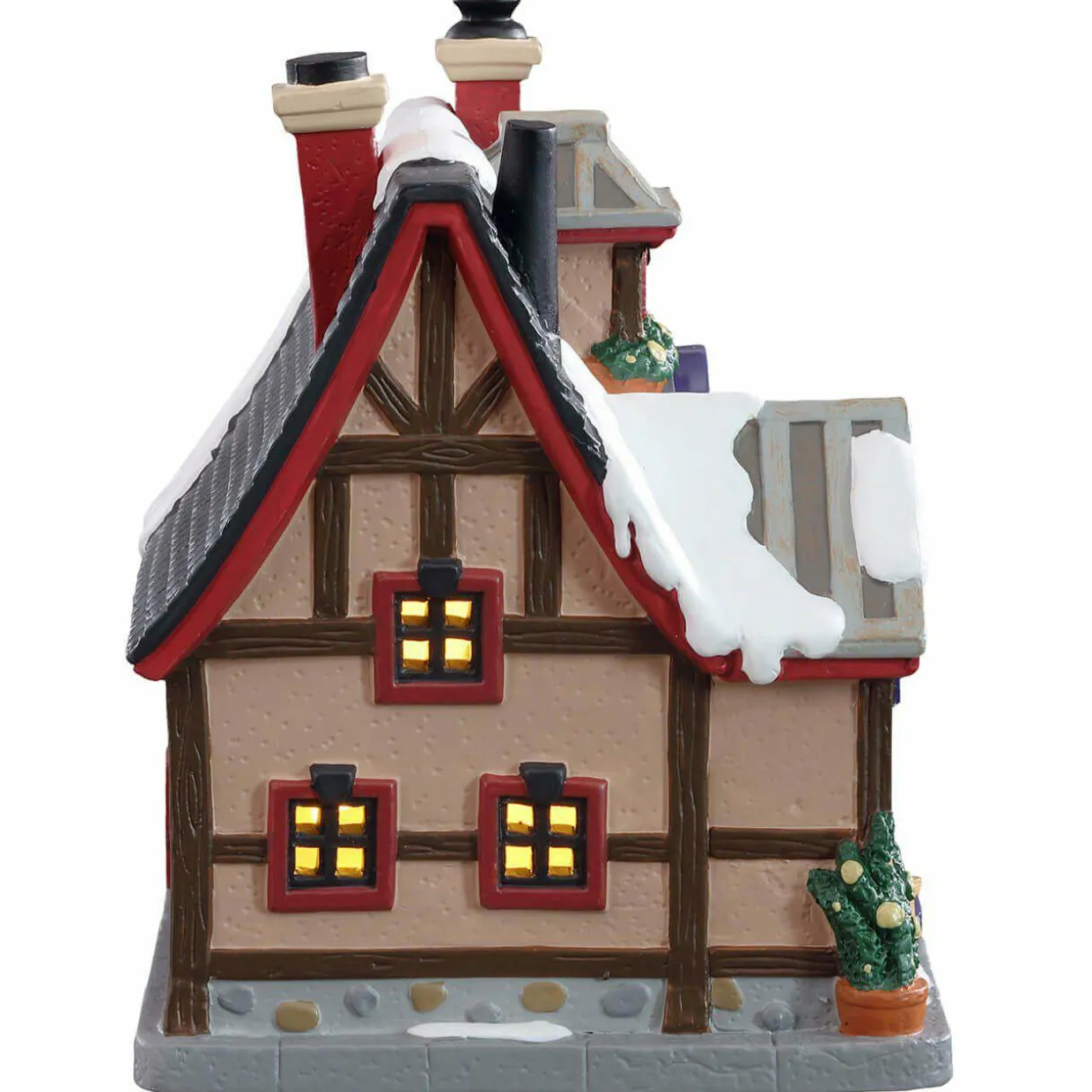 Village de Noël Lemax à piles lumineux Le Crêpe Café